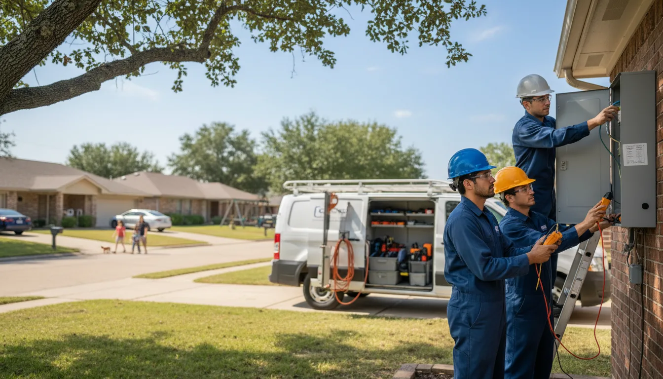 Certified electrician providing emergency electrical services in Anawalt, WV